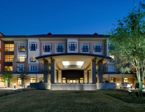 main entrance to the legacy at willow bend