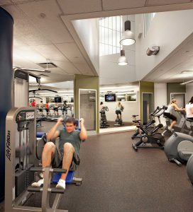 Gym at Tufts Center for Medical Education