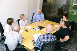 meeting of Principals of a Boston architure firm